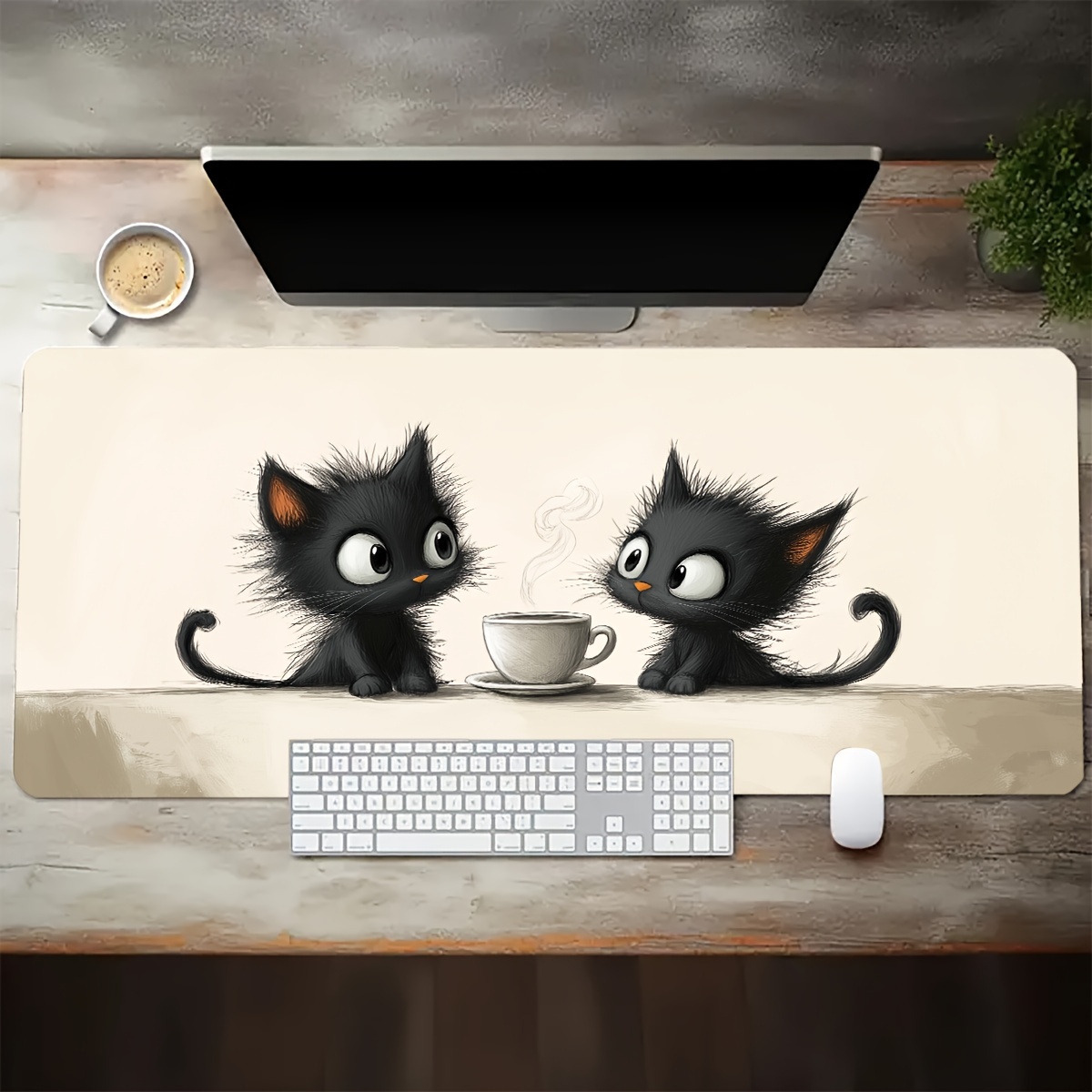 

1pc Adorable & Pad - Desk Mat For , Keyboard, And , , , , Rectangular, For (" X 15.7")