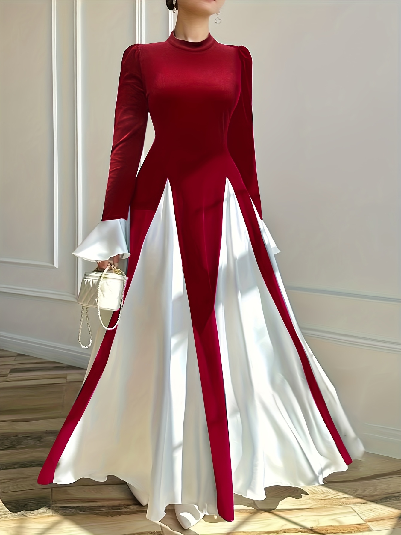 red and white dressing