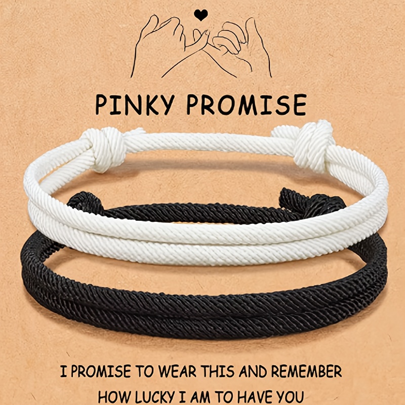 mens couple 2pcs bracelet set boyfriend girlfriend gift birthday christmas present unisex