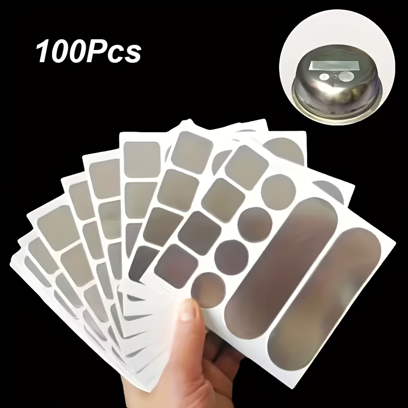 10 листов/100 многофункциональных ремонтных заплат для устранения течи в кашпо, умывальниках и раковинах Детали 0