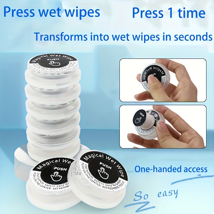 

10/20pcs, Disposable Wipes Tissue Wet And Dry Portable Wipes