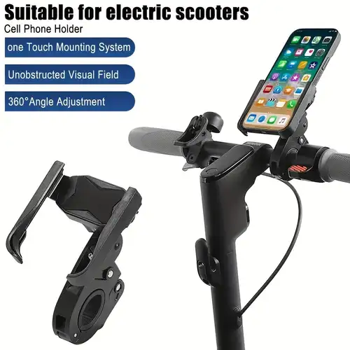 FOLQON - Support De Téléphone Universel Pour Vélo, Moto, Scooter Et Scooter FOLQON - Support De Téléphone Universel Pour Vélo, Moto, Scooter Et Scooter