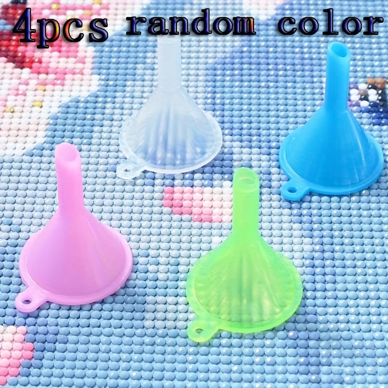 4/8-pack Perfume Dispenser Funnel, Plastic Split Funnel, Pp Perfume Dispensing Funnel, Small Funnel Tool Random Color
