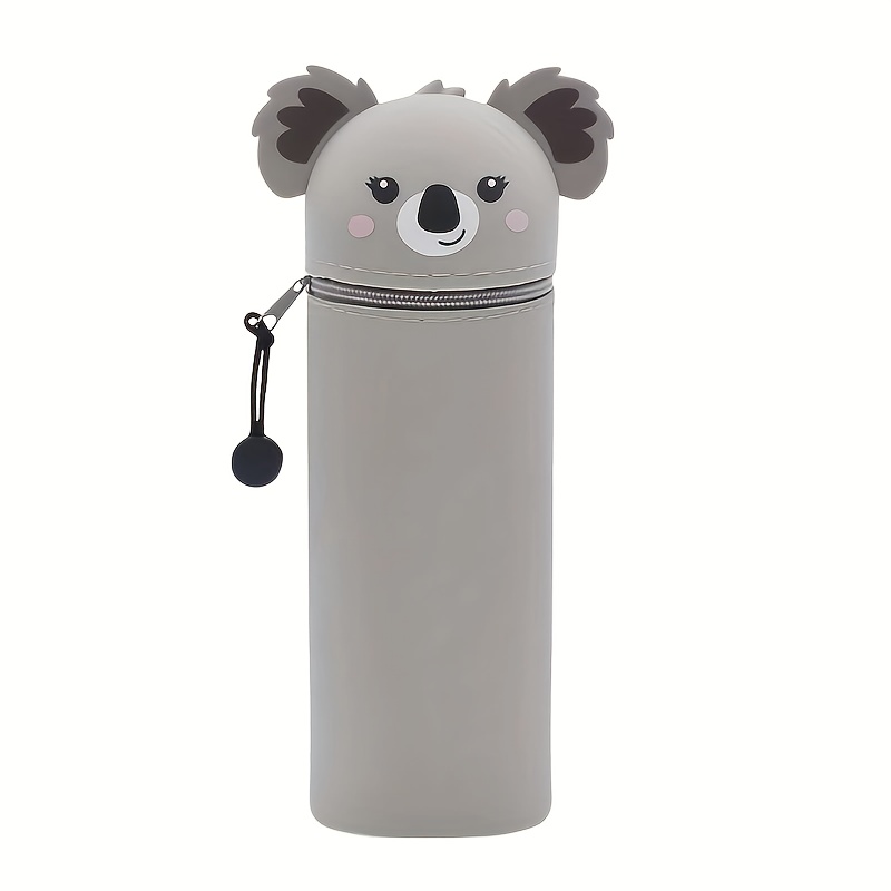 TEMU Étui à crayons en silicone, boîte à crayons en , sac de rangement pour crayons à motif animal