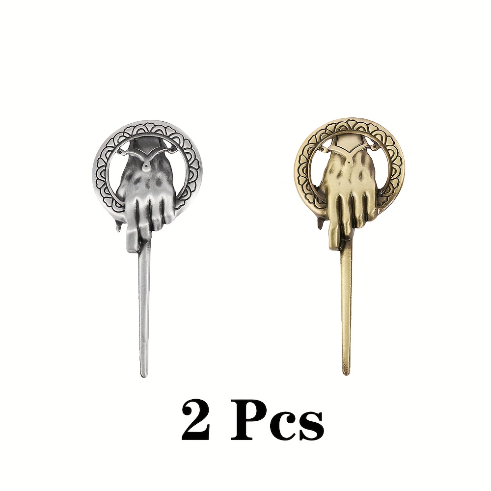 Image of 2pcs Creative Adventure Brooch Fashion Enamel Pin Metal Badge Jewelry Clothing Backpack Accessories Gift For