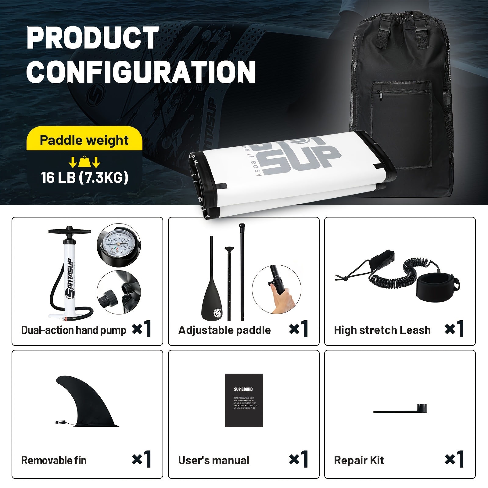 Premium SUP Accessory Kit