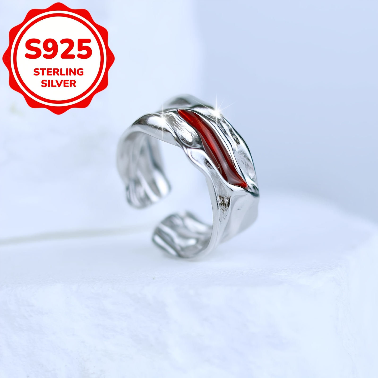 Women's S925 Sterling Silver Eternal Night Galaxy Ring