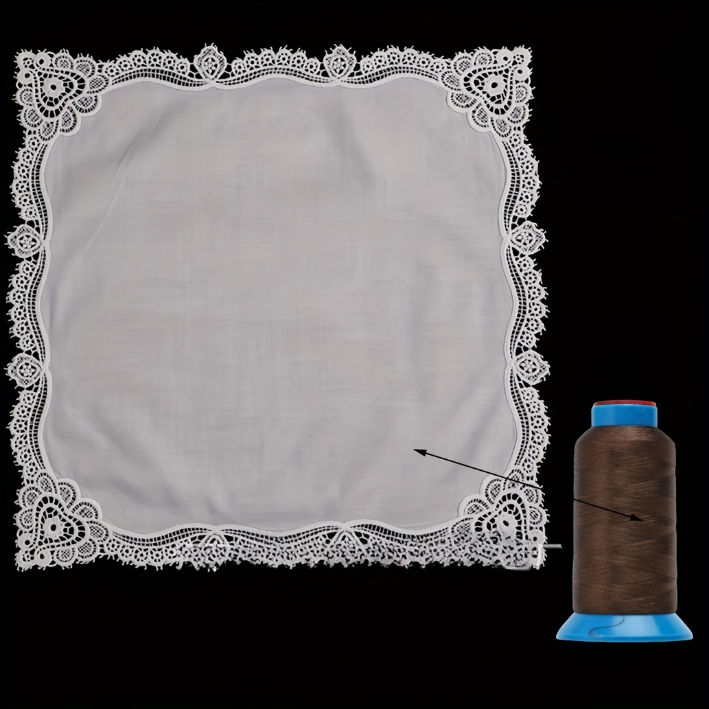 TEMU Pañuelo de Boda Personalizado Bordado - Regalo para Novia con Mensaje , Adorno de Encaje Delicado, y Lavable a para , Aniversarios, Ocasiones