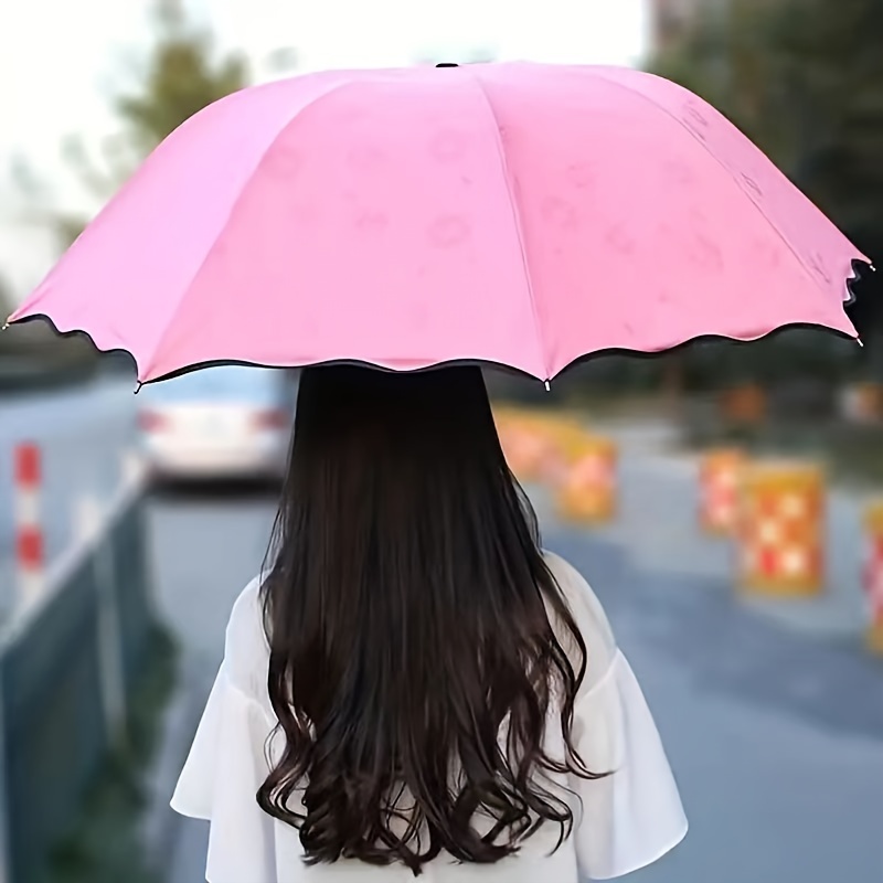 

Trendy Fashionable Flower Uv Protection Umbrella, Ideal Choice For Gifts