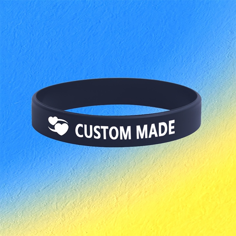 42 Custom Wristbands with Self-Defined Text