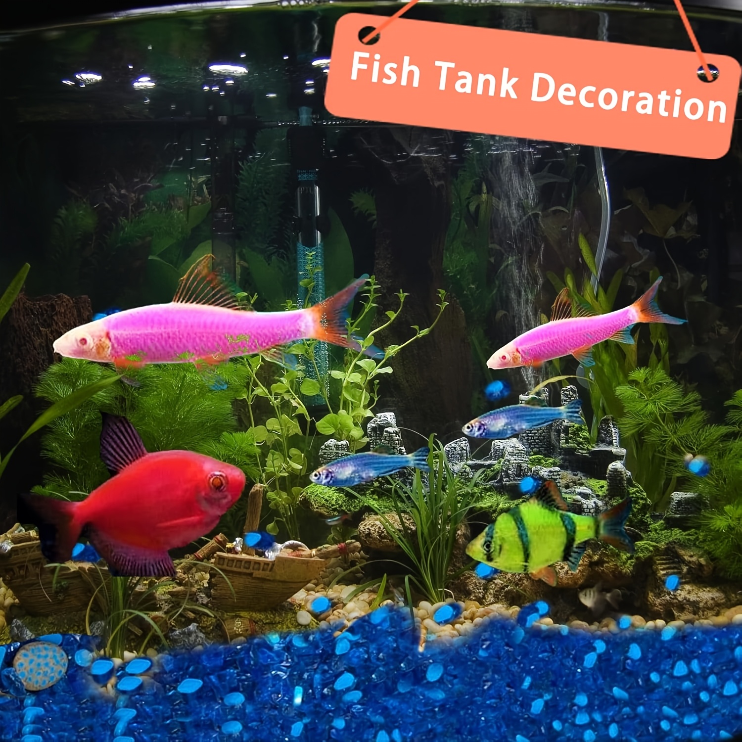 DIY Luminous Stones Glow In The Dark Garden Pebble... – Grandado - Foto 4