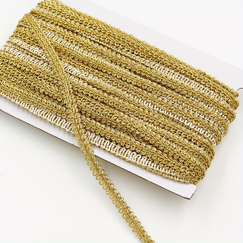 E-shop 25 Yards pro Karte 0,8 cm breite, wellenförmige Kleidung Cape Leiter Dekor Spitze Lampe Box Tasche Hut Zusätze