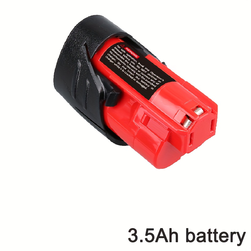 TEMU 1 Pack 10.8v (12vmax) 3.5ah Lithium-ion Replacement Battery For M12 Cordless Tools - Compatible With Various Models, Rechargeable Via Usb,