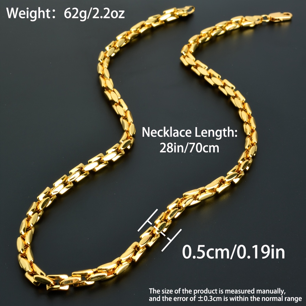 Image of 1pc Women's Hip-hop Fashion Necklace 70cm Long Chain Necklace Versatile Layering Chain Suitable For Party Wear And Holiday Gifting