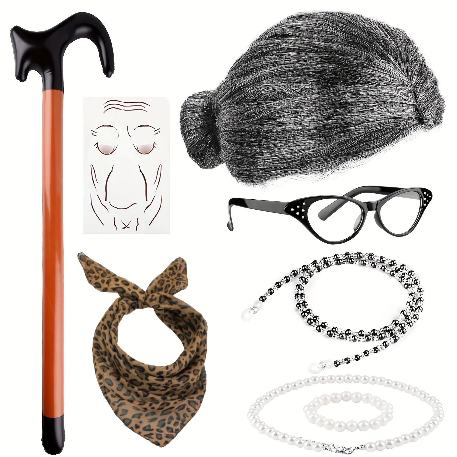 

[top-] Set For Women - Wig, & Accessories Included | For & Halloween Parties