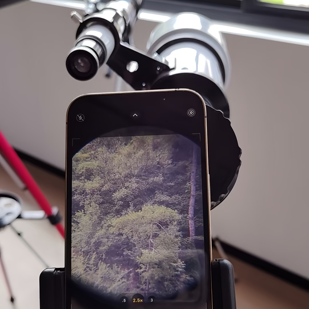 HD Astronomski Teleskop, Aluminijasto Ohišje z Lečo za Iskanje Zvezd, Visoko Močan FMC za Zunanjo Uporabo z Držalom za Mobilni Telefon, 150x