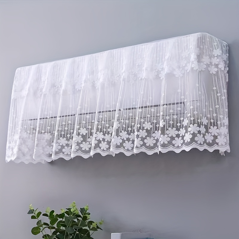 TEMU New Universal Dust Cover For Wall-mounted Air Conditioners That Left On During Operation.