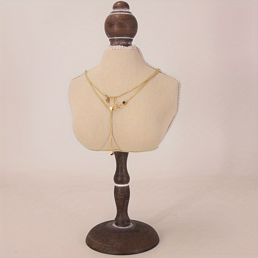 TEMU Support de Présentation Élégant en et Beige - Cadeau Idéal pour Femmes, Parfait pour Bijoux, Montres & Accessoires