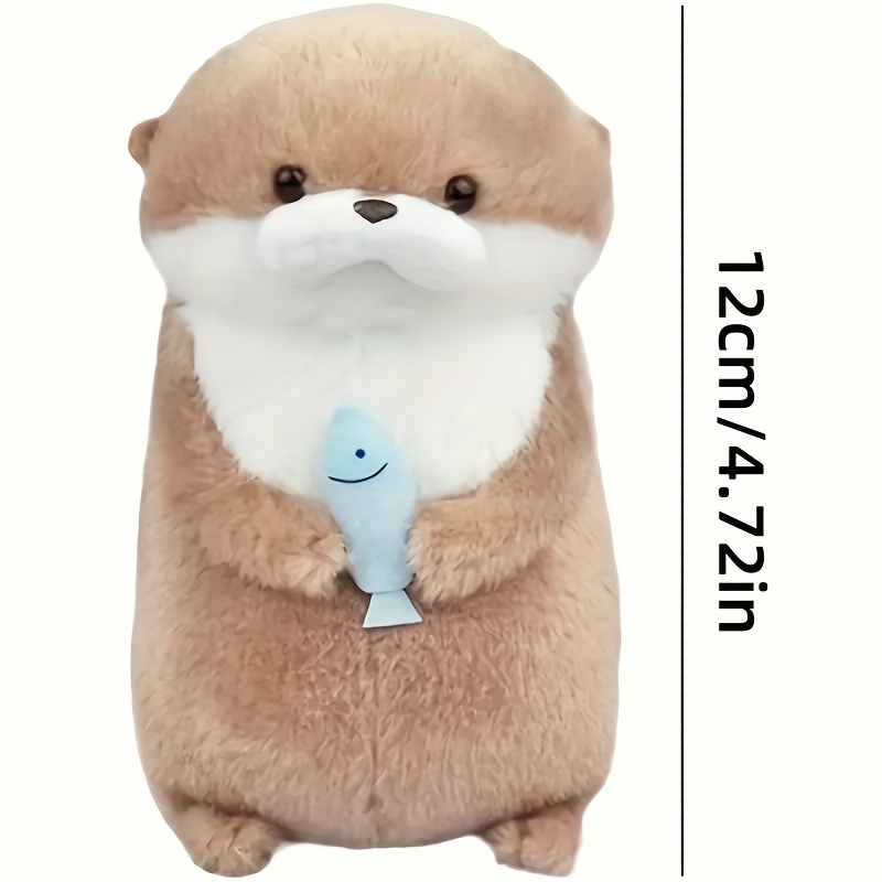 juguete gato peluche nutria adorable pescado poliéster Temu Uruguay