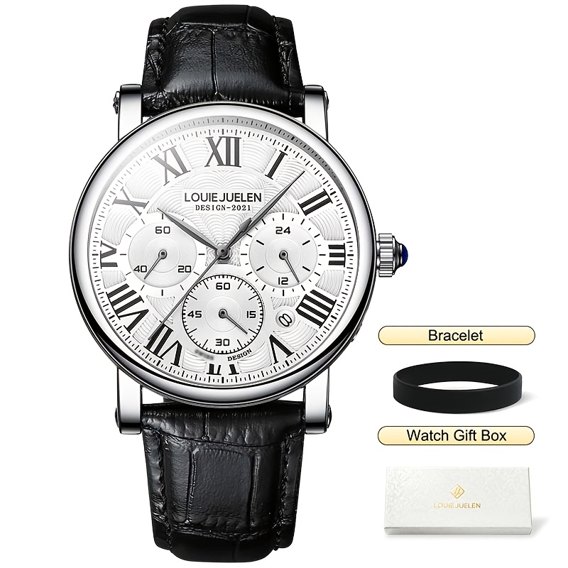 TEMU 3 pezzi Orologi al Quarzo Multifunzionali Unisex Commemorativi Regali di Natale, Festa del Pap�, Capodanno, Compleanno Scelta