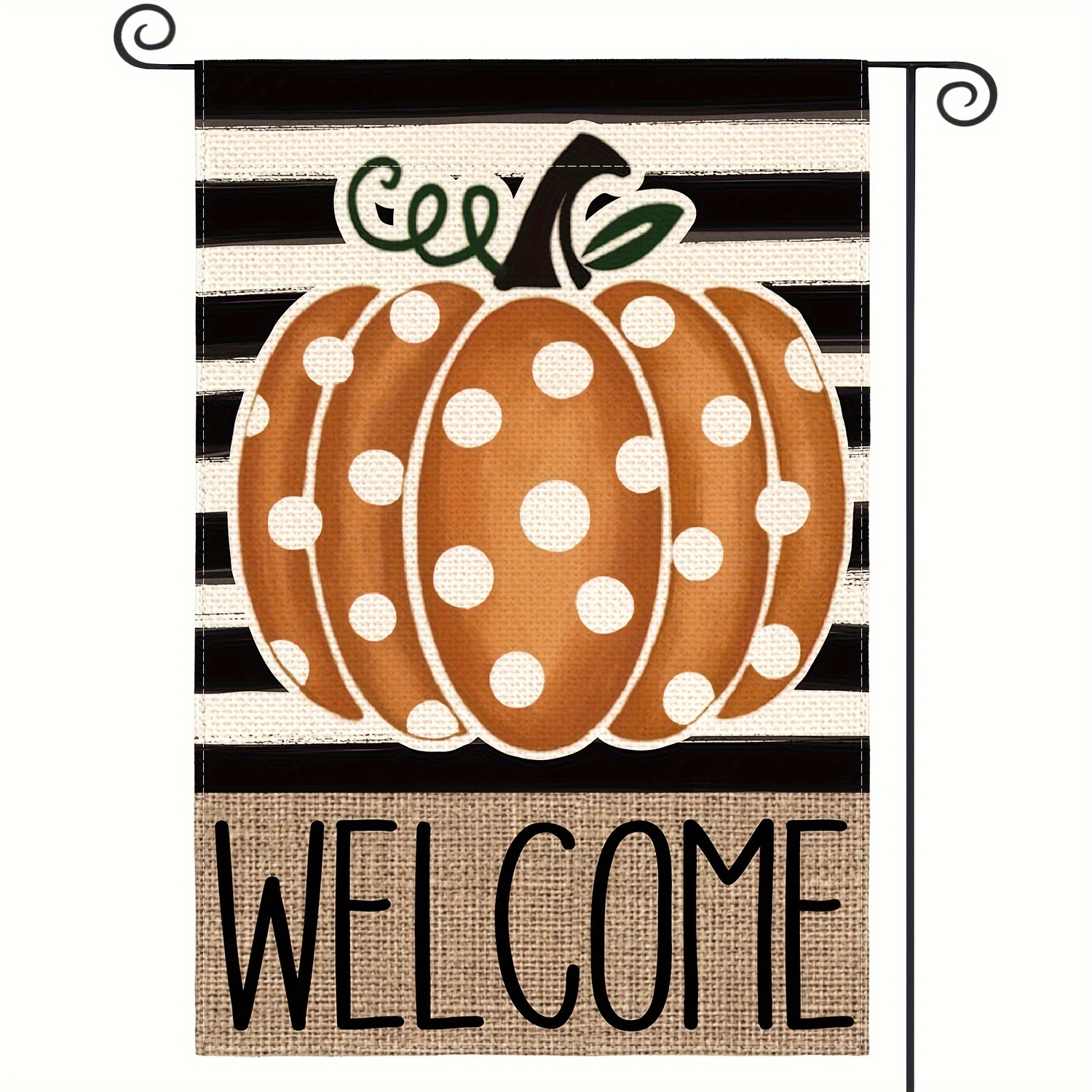 

Sm:)e Stripes Fall 12x18 Double , Seasonal Decorative