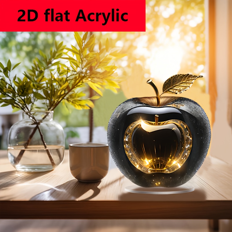 

Decorative 2d Gold Statue With Base , Lovers , 2d Desktop Display, Multifunctional Home And Office Decoration, Black Gold Theme
