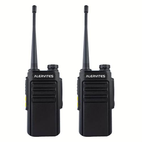 صورة العنصر طقم من 2 جهازي اتصال لاسلكي احترافيين بمدى بعيد، 16 قناة، تردد uhf 400mhz-470mhz، شحن من نوع c، بطارية ليثيوم بوليمر - مناسب للتخييم والصيد والبناء والمناسبات - هدية مثالية للبالغين والمحترفين، للاستخدام في مواقع البناء، هيكل متين، أداء موثوق، ميكروفون لاسلكي، لعشاق الأنشطة الخارجية