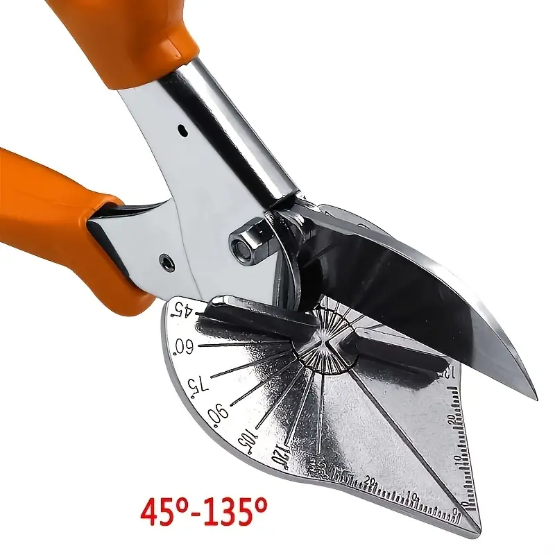 1 angle adjustable scissors 45 135 flexibility durable metal blade labor saving woodworking ideal for home renovation woodworking shears metal construction woodworking tools details 0
