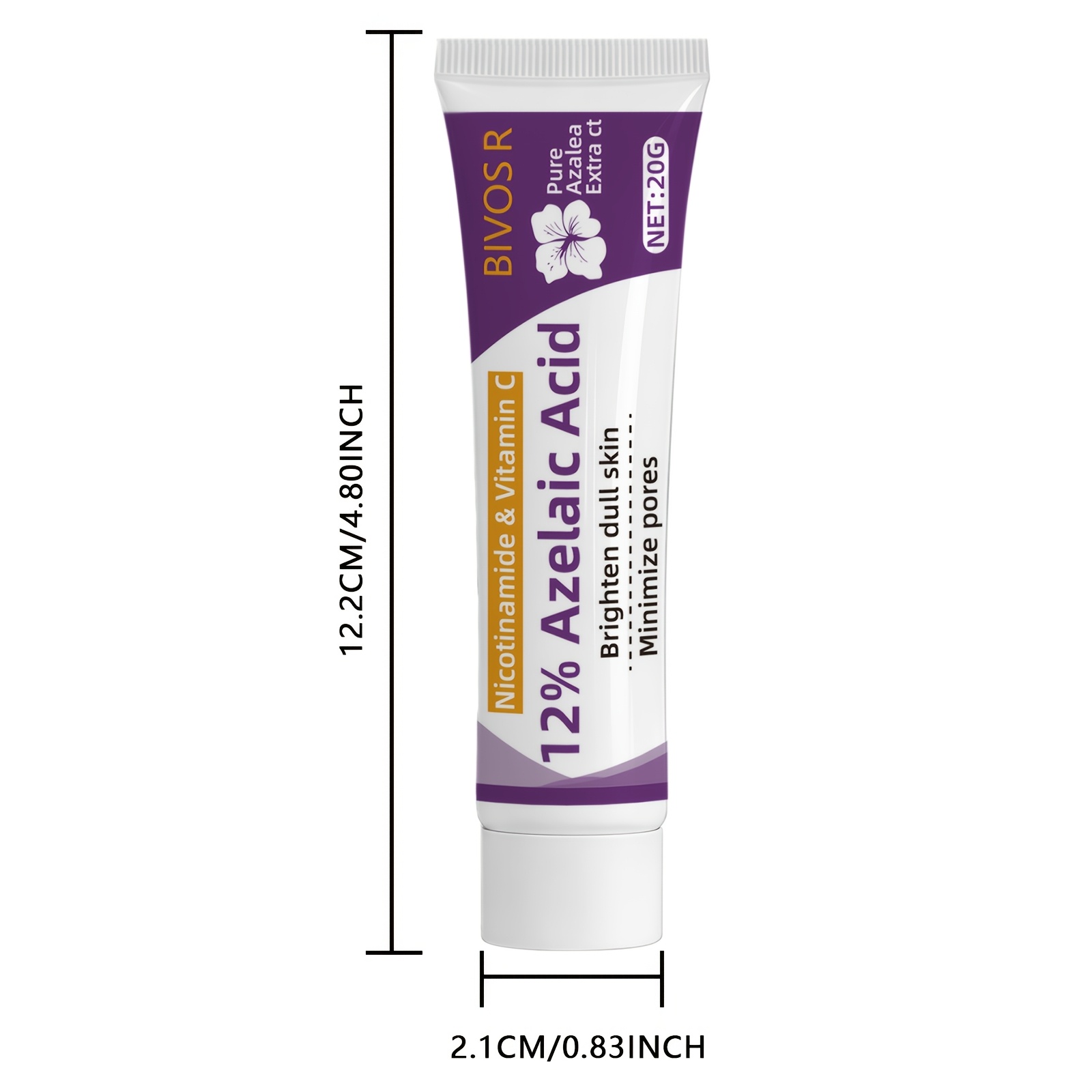 Image of Azelaic Acid Facial Care Cream - Moisturizer/firming Facial Skin, Alcohol-free - Suitable For Types, Non-irritating, Portable Travel Size