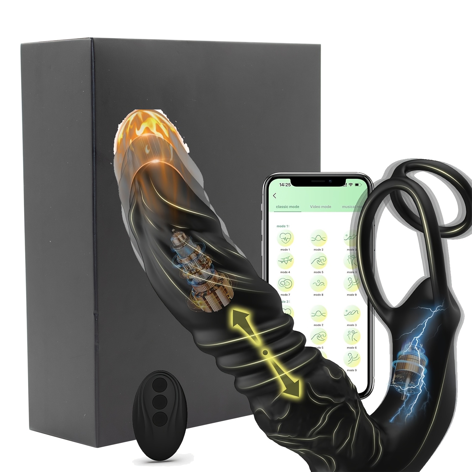 app controlled sex toys for men App-Controlled Male Masturbator