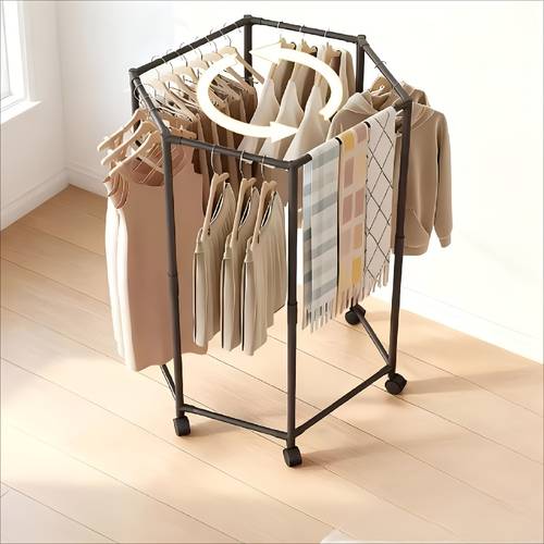 multipurpose metal clothes rack saving design for laundry rooms boutique displays and home storage ideal for valentines womens day thanksgiving christmas mothers day