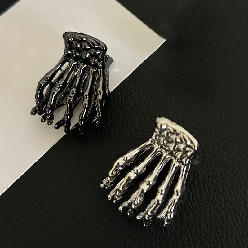 6pcs 4pcs 2pcs unique creative golden quirky skull claw mini