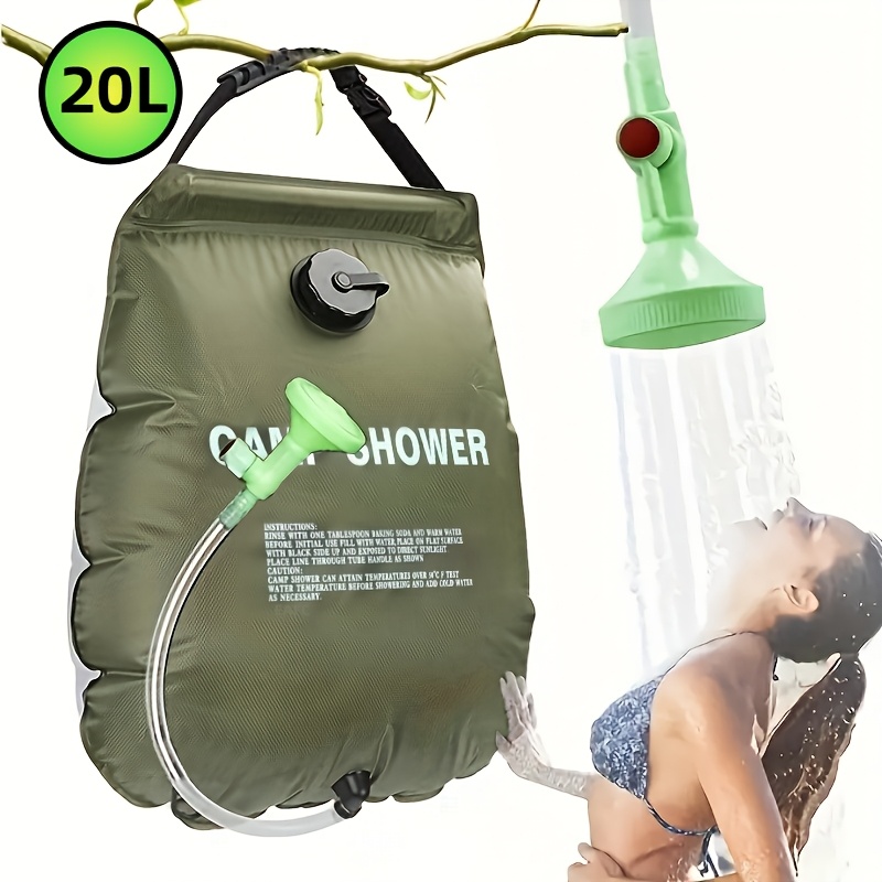 gallon solar heated camping shower bag portable shower bag with