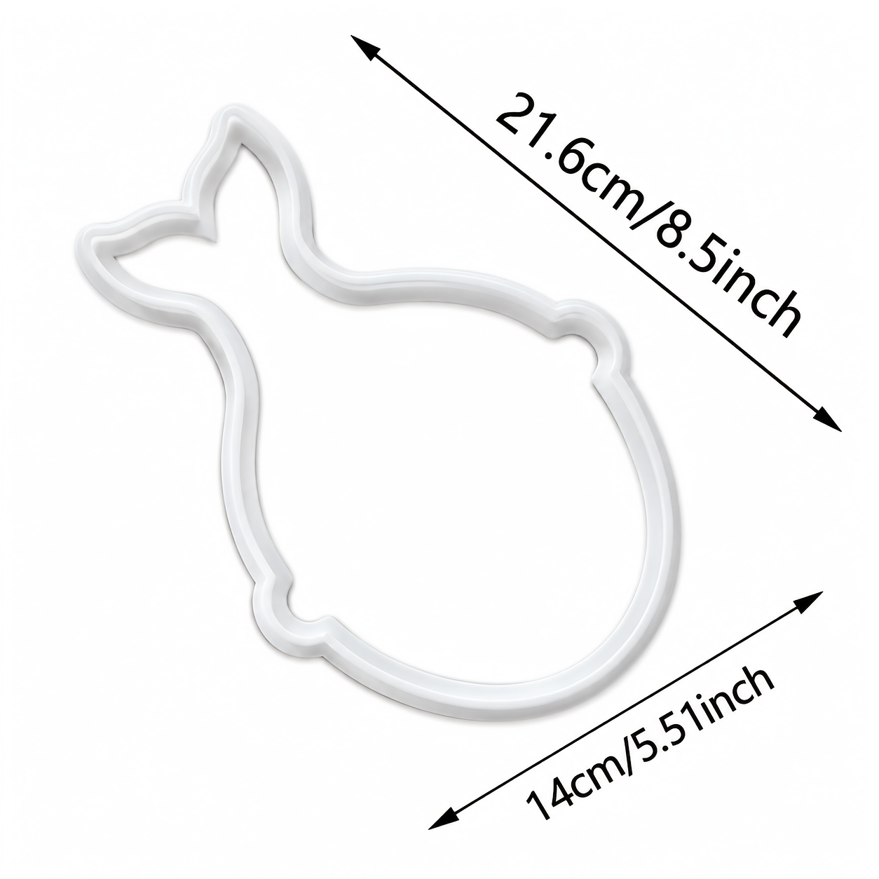 TEMU 1pc Large Whale-shaped Clay Cutter - Realistic Whale Design Cutting Tool, Fun Ocean-themed Cutter, Suitable For Jewelry Making And Pottery -