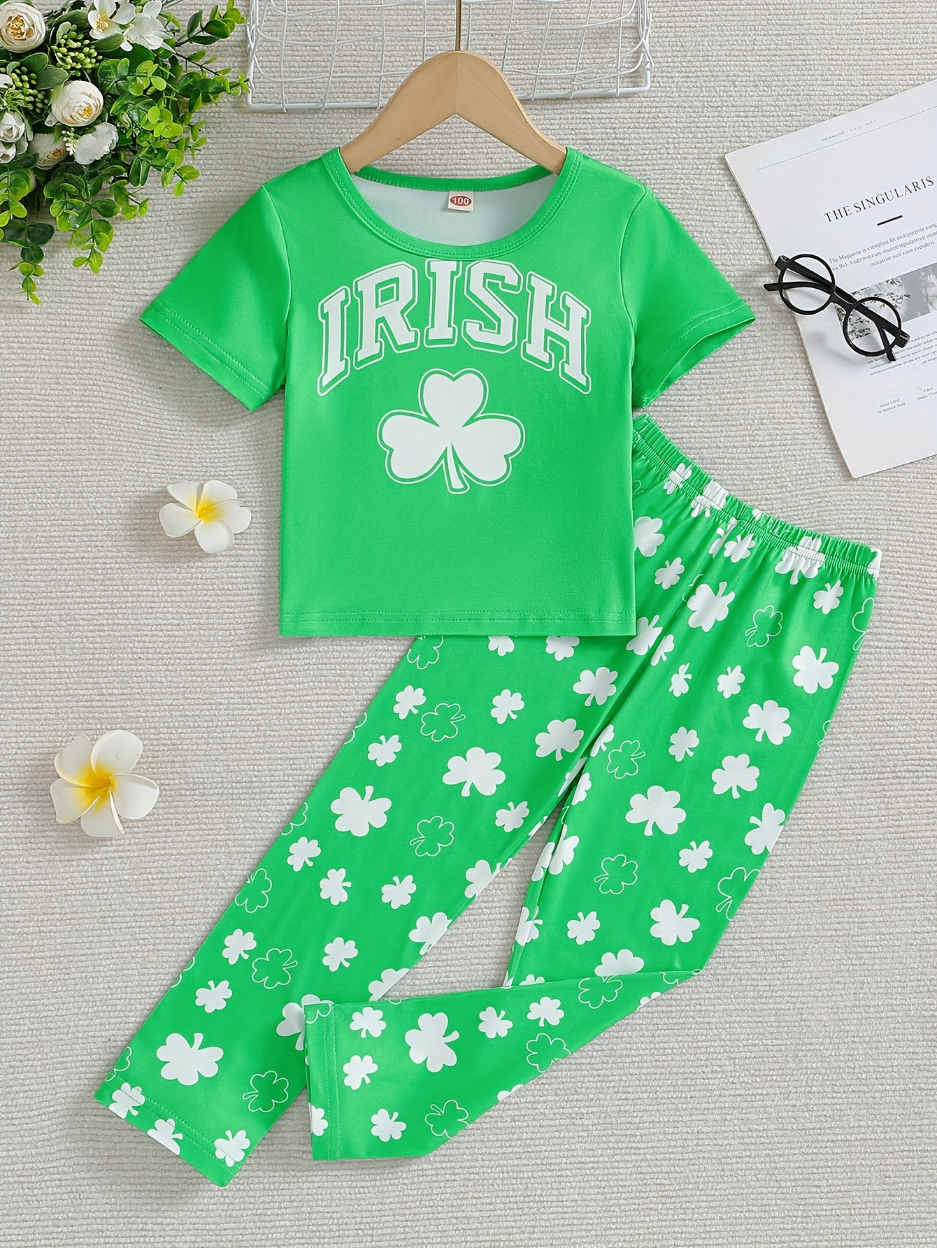 st patricks day pajamas toddler
