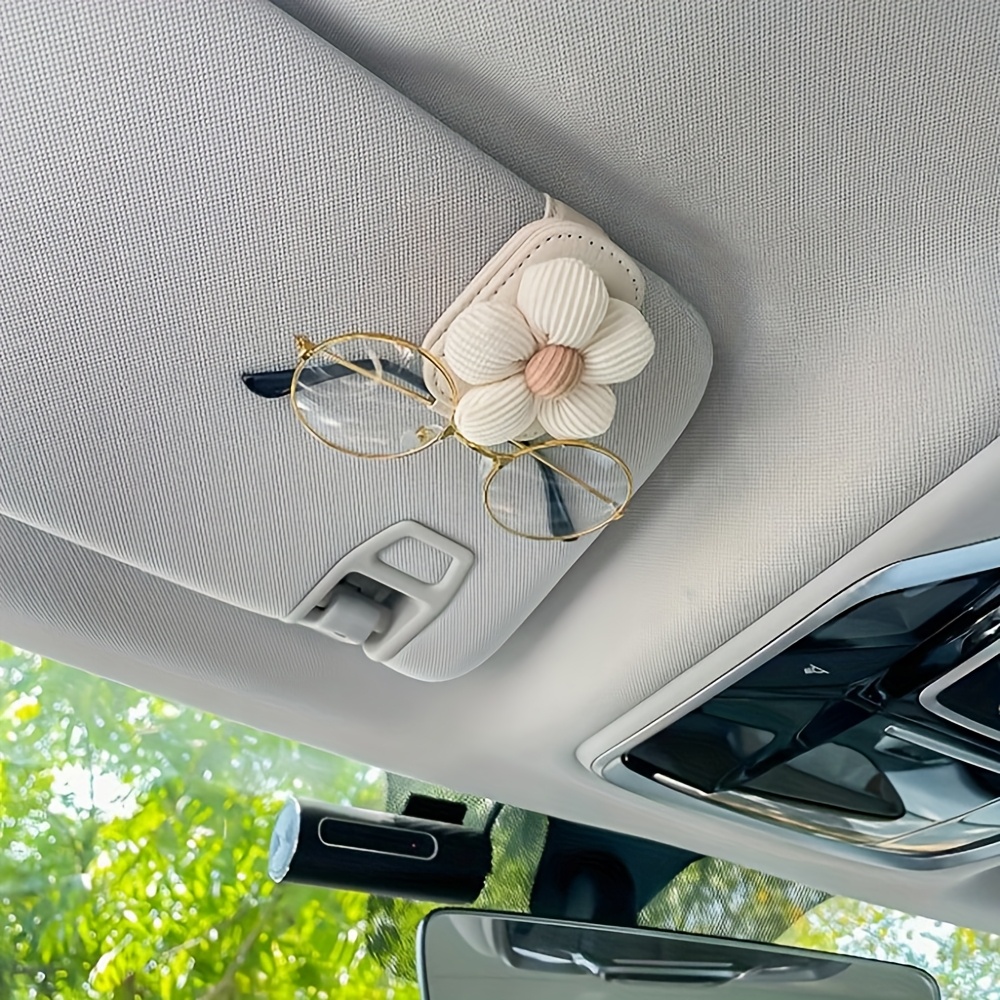 Image of Car Sun Visor Glasses Storage Clip
