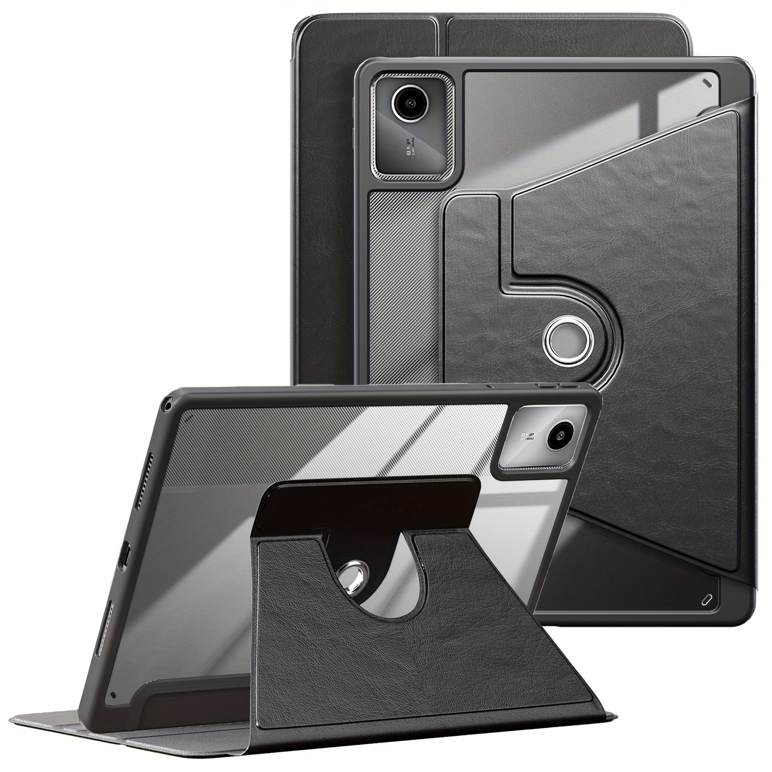 

Case For Lenovo Tab M11 11 Inch 2024 Tb330fu Tablet, 360 Degree Rotating Transparent Cover.(note: Tablet And Pen Are For Display Only)