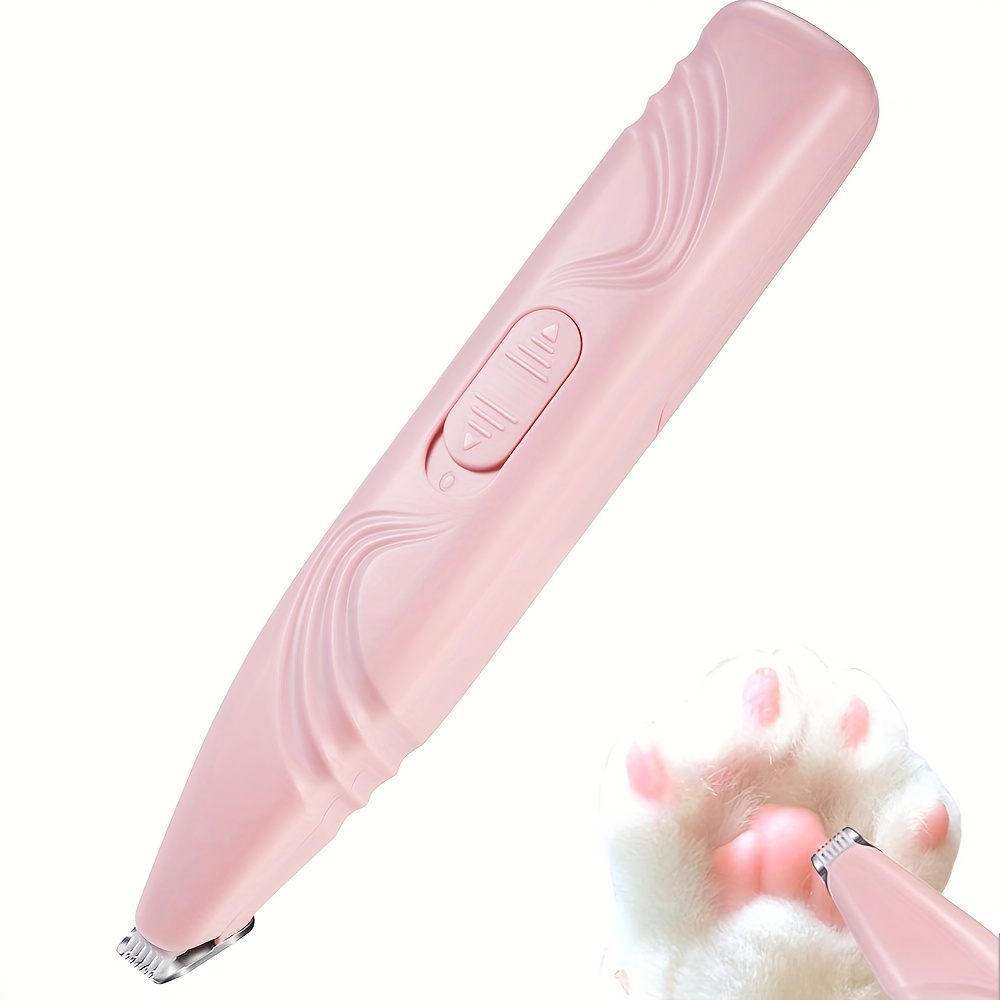 

Dog Paw Trimmer For Grooming, Cordless Electric Small Pet Grooming Clippers Hair Trimmer For Dogs Cats, Low Noise For Trimming Pet's Hair Around Paws, Eyes, Ears, Face, Rump (pink)