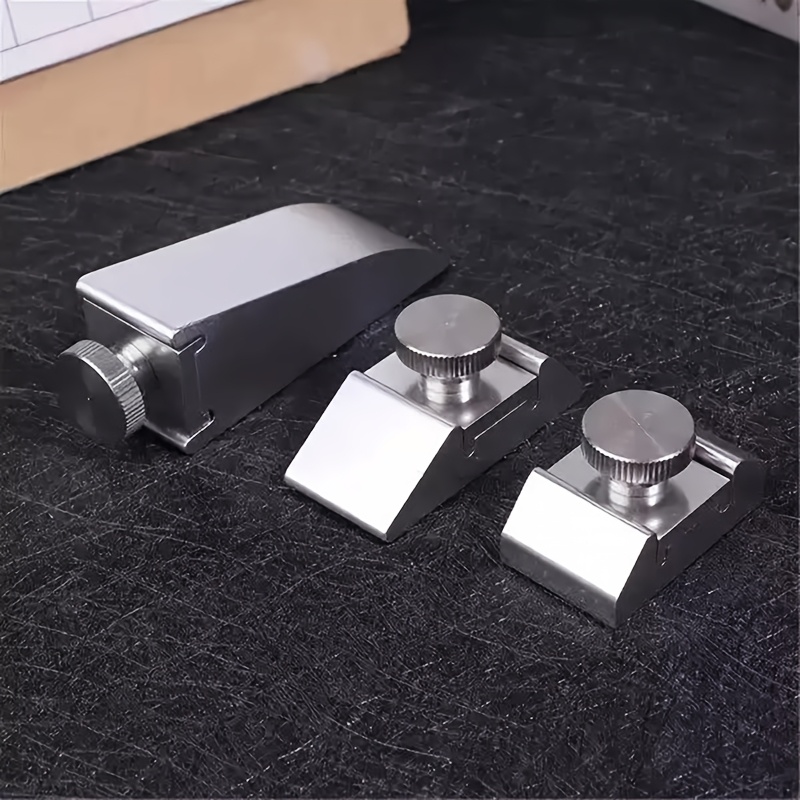 Image of 3pcs/set Hand Sander Sandpaper Holder Multi-use Aluminum Alloy Sanding Block With Durable Grip For Leather Craft Wood Polishing And Surface Prep