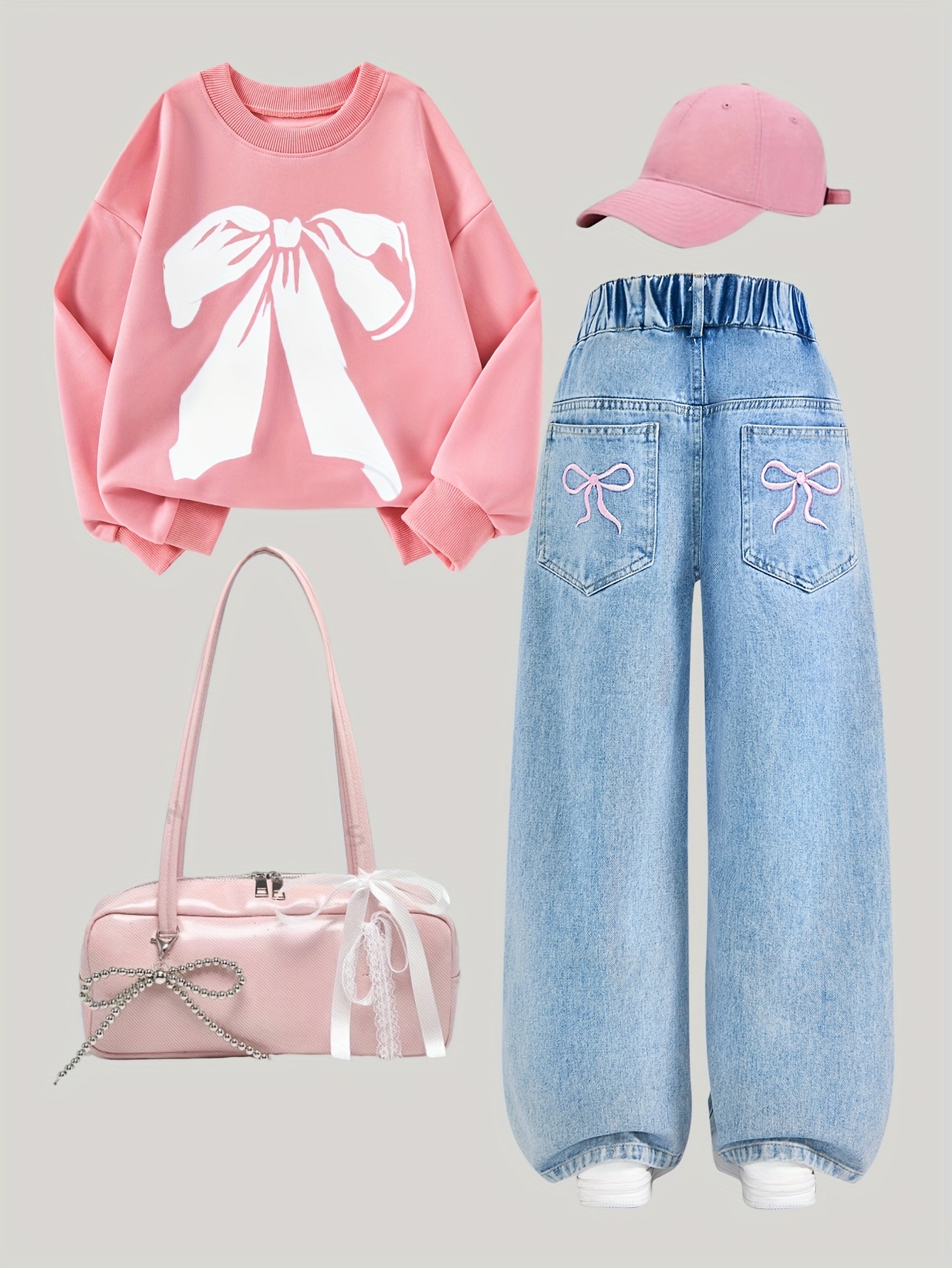 Preppy Style Girl Pink