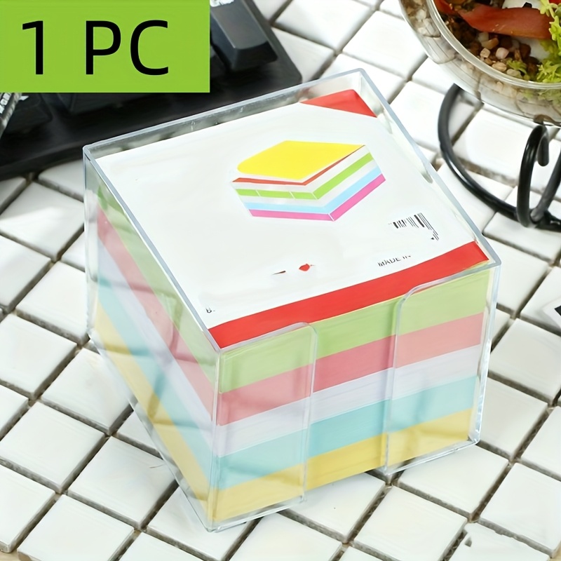 TEMU 1pack Notepads 350/500/700 Sheets In Colors. Sticky Note Cubes. Non-adhesive Notepads, Mini Paper Pads, Paper Reminders, Classroom, Office