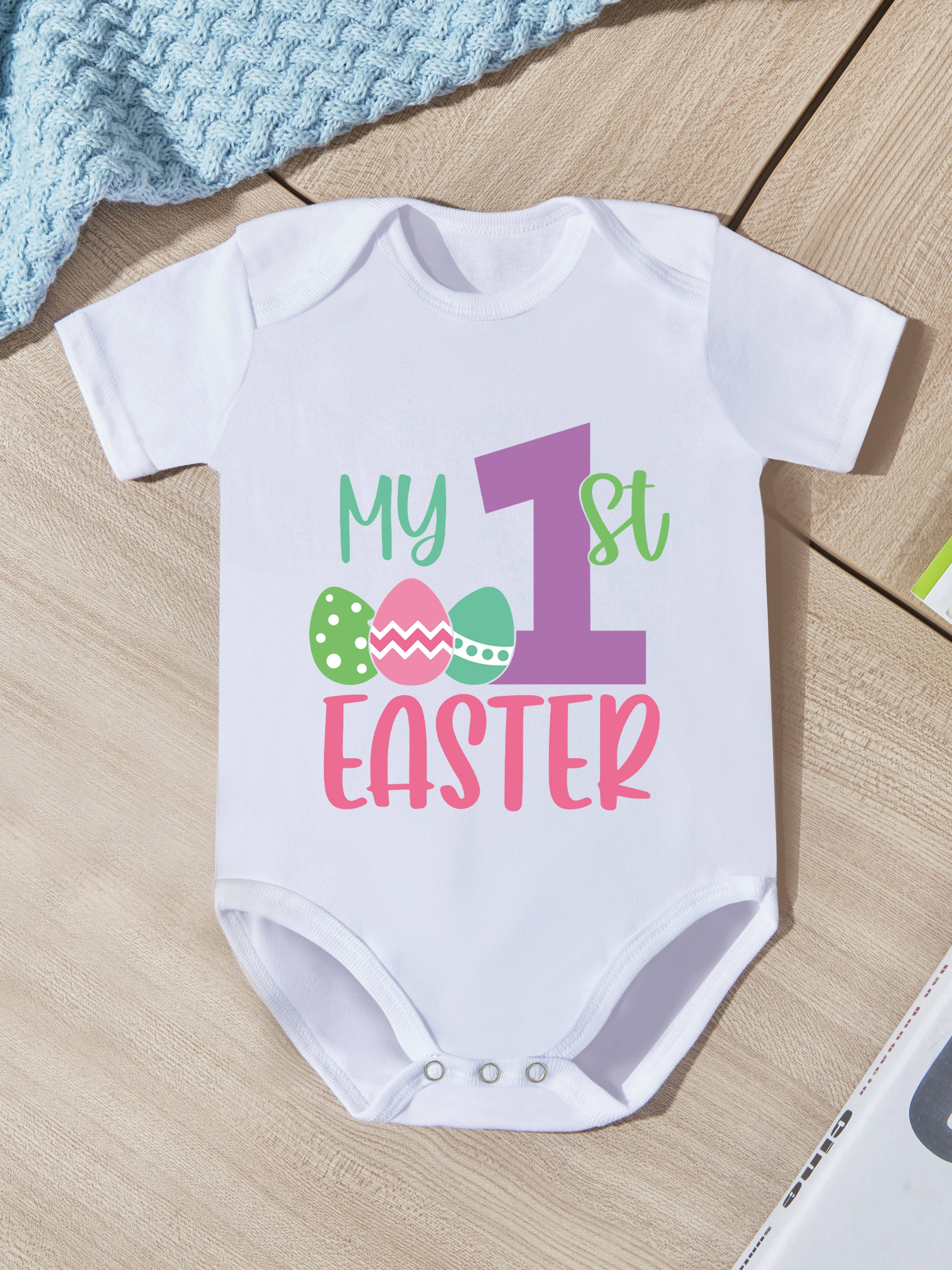 Easter Summer Newborn Romper Baby Boys Girls Short Sleeve - Temu