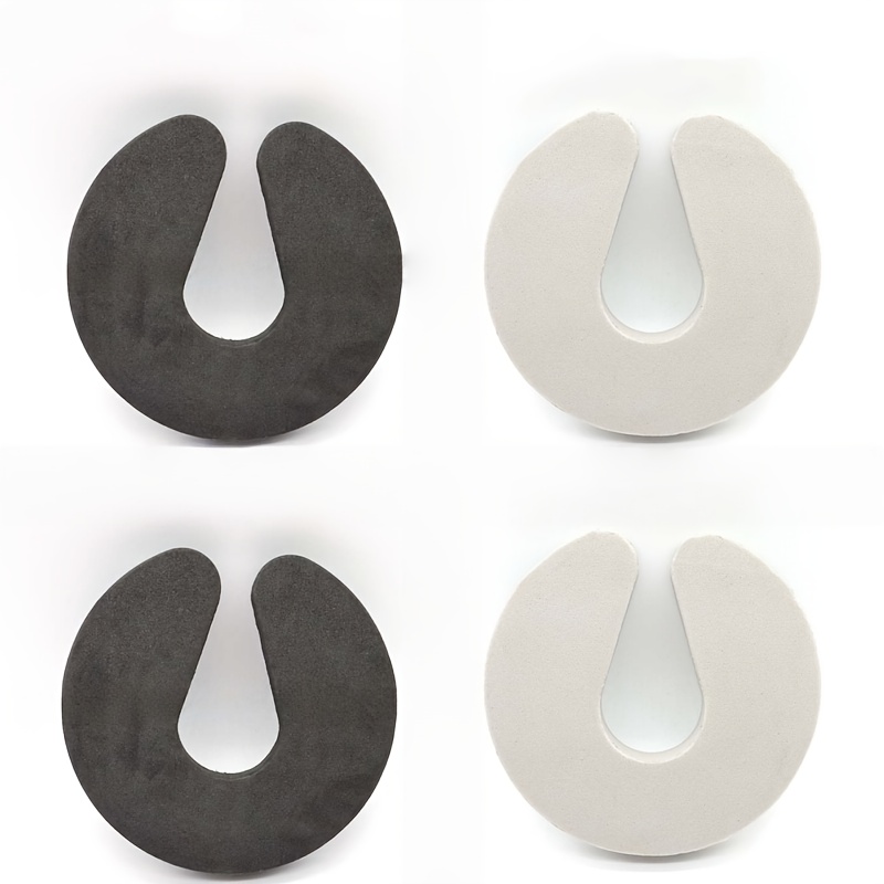 A Set Of 4 Soft, Anti-pinch Washing Machine Vent Door Stoppers Made Of Plastic, Designed To Prevent Finger Injuries And Provide