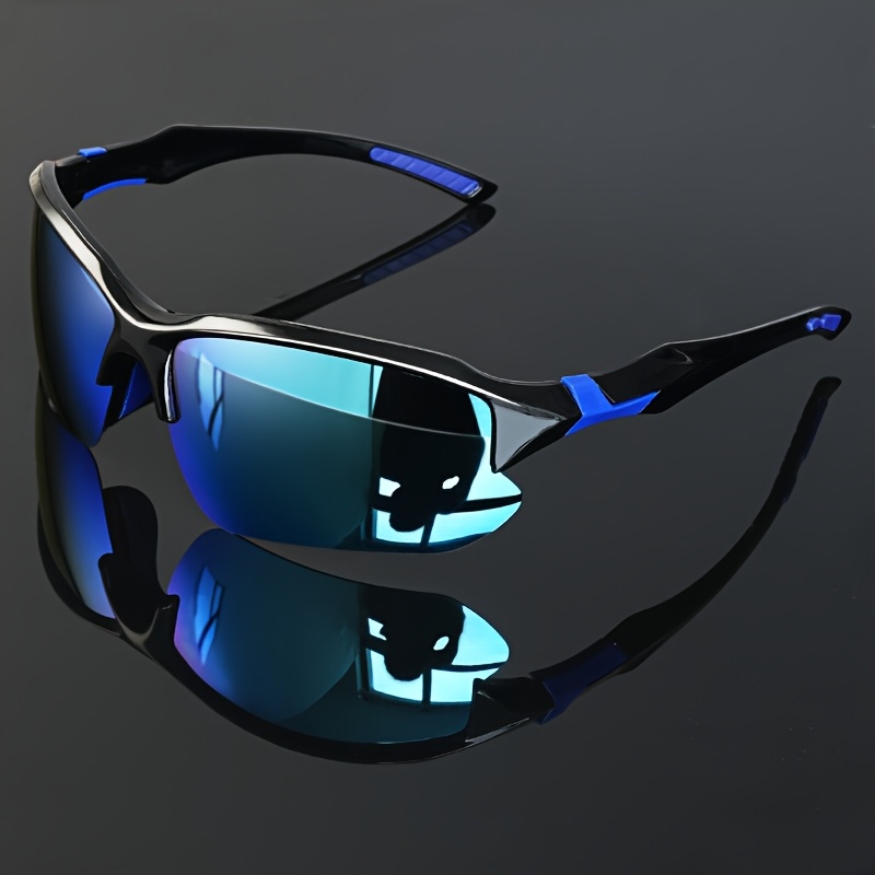 Image of Men's Casual Half-frame Colored Fashion Glasses, Essential For Outdoor Leisure Activities, Unisex, Suitable For Driving, Riding, , Fishing, Parties, Beach, And Off-