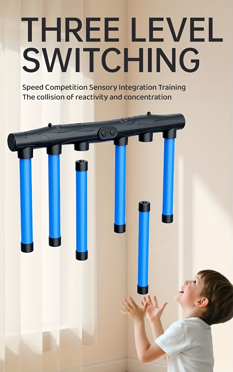 Quick Reaction Training Stick, Quick Eyes And Hands Grab Stick Machine