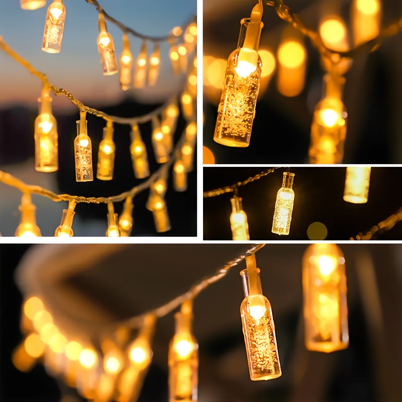 Crystal String Lights - Perfect For Indoor & Outdoor Decor, Festive Atmosphere, Battery-powered (aa Batteries Not Included)