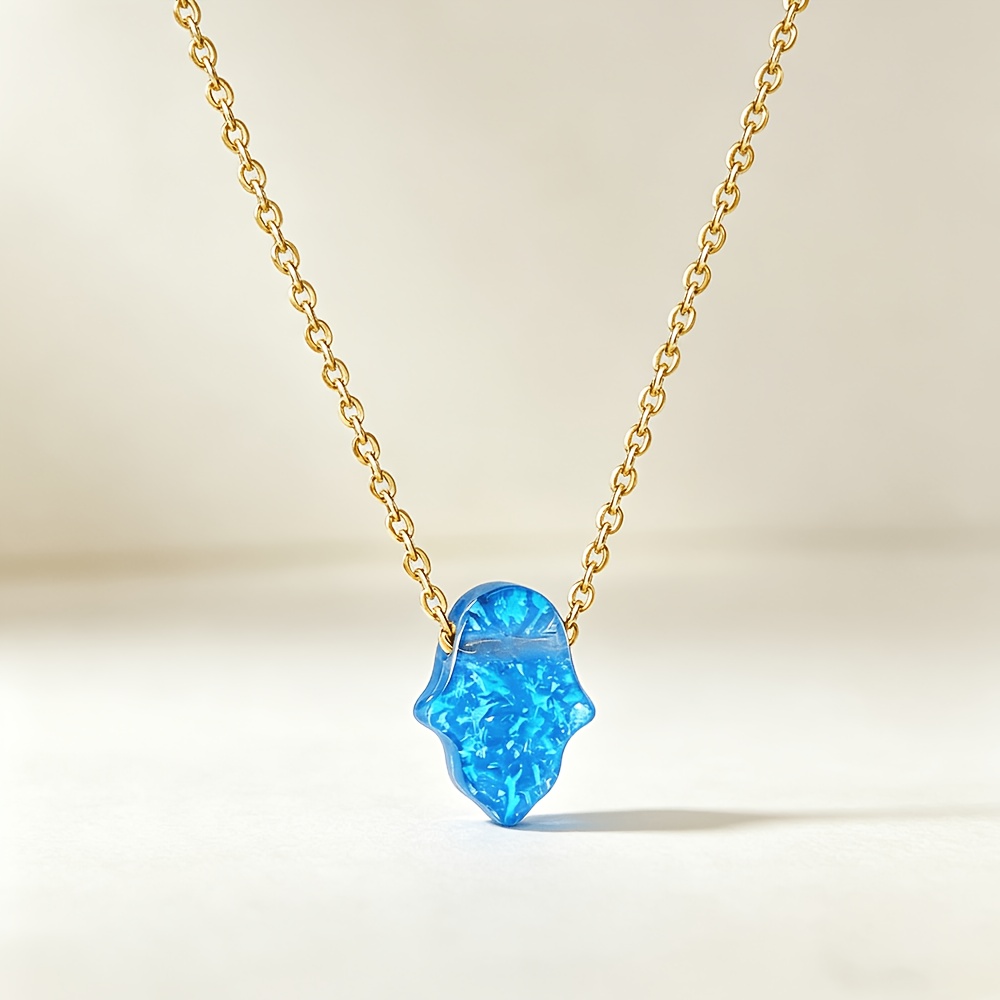 Image of An Stainless Steel Women's Pendant Necklace, Suitable For Spring And Daily Styling, Easily Unlocking A Unique And Style, Durable Stainless Steel Material, And A Versatile Jewelry Piece For