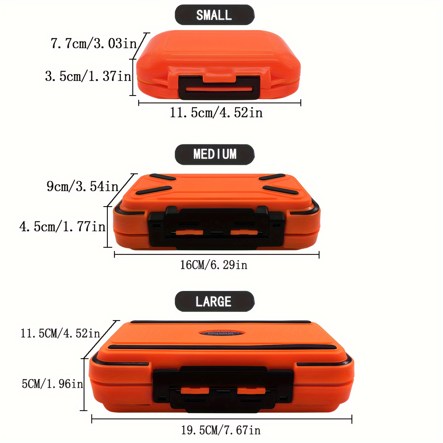 Fishing Tackle Box Travel Fishing Case Box for Fished Gear Fishing Lures  Hook Box Tools,Travel Fishing case