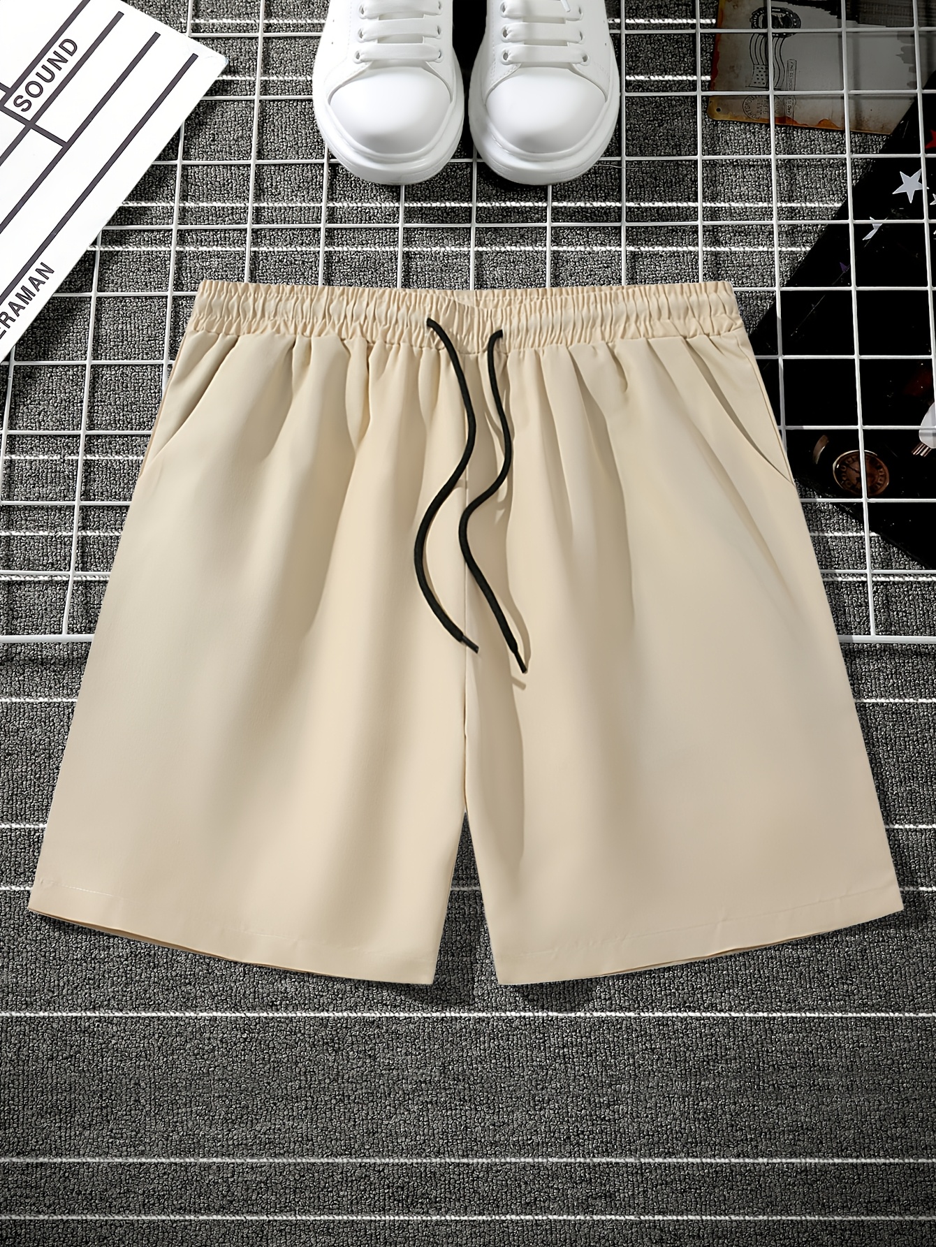 [teket] / ☆ 25SS Com Shorts / Cream TPZ* GOLDEN DAYS SLANT HEM SHORTS 5.0 IN IVORY PEARL (85