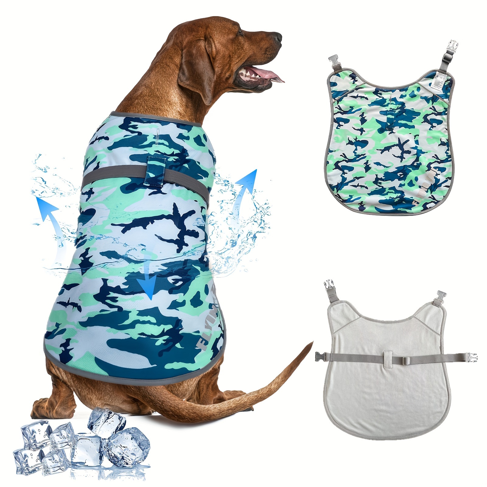 Dog Clothes Down Water Cooling Special Cooling Materials 